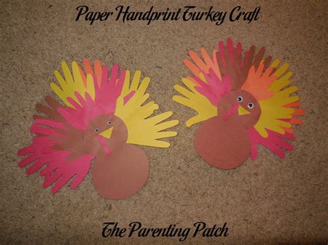 Paper Handprint Turkey Craft | Parenting Patch