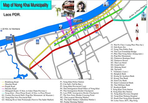 Nong Khai City Map - Nong Khai Thailand • mappery