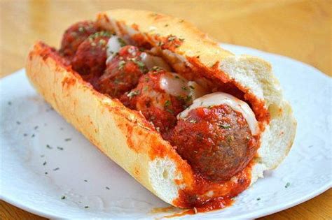 Homemade Meatball Marinara Sub Recipe | AllFreeCopycatRecipes.com