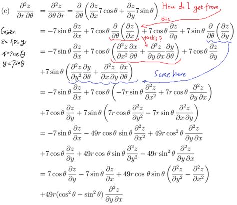 calculus - Trouble simplifying a partial differential equation... - Mathematics Stack Exchange