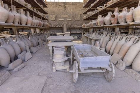 Museum of Artifacts from Ancient City Destroyed by the Eruption of the Volcano Vesuvius, Pompeii ...