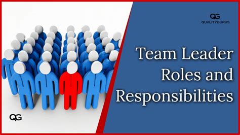 Team Leader Roles and Responsibilities | Quality Gurus