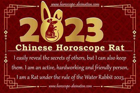 Chinese Horoscope 2023 Rat - Prediction & Future