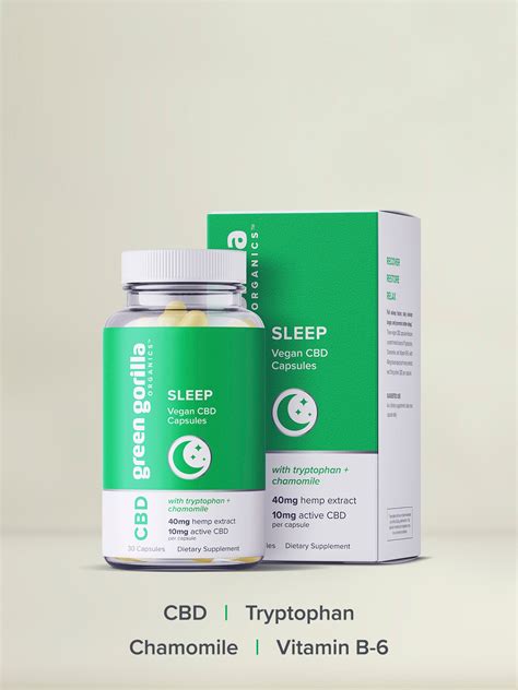 Sleep CBD Capsules | Organic CBD | Hemp Supplements