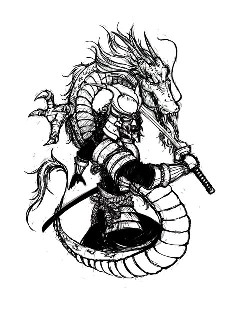 Samurai Drawing Tattoo at GetDrawings | Free download