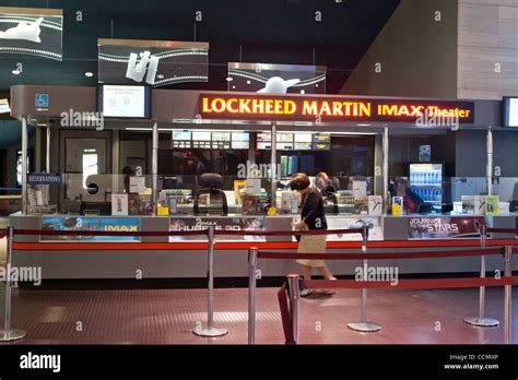 Lockheed Martin IMAX Theater ticket booth Stock Photo - Alamy