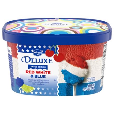 Kroger® Deluxe Limited Edition Red White & Blue Ice Cream Tub, 48 oz - Pick ‘n Save