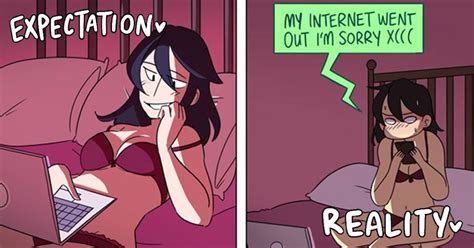 5 Adorable Comics About Long Distance Relationships: Expectation VS ...