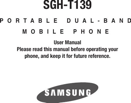 Samsung Sgh T139 T Mobile Users Manual T139_Mayon