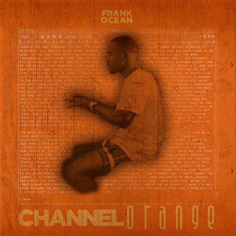 Frank Ocean- Channel Orange by santi961 on DeviantArt