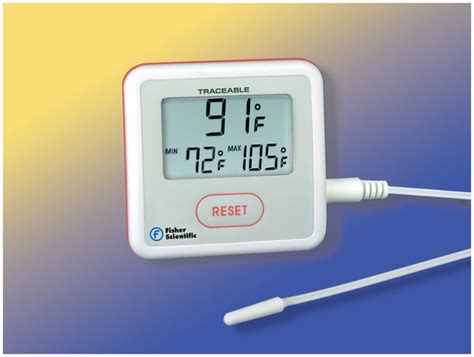 Fisherbrand Traceable Sentry Thermometer Probe Thermometer deg. C ...