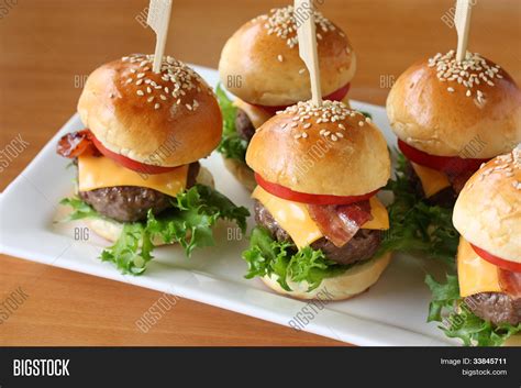 Mini Hamburgers, Mini Image & Photo (Free Trial) | Bigstock