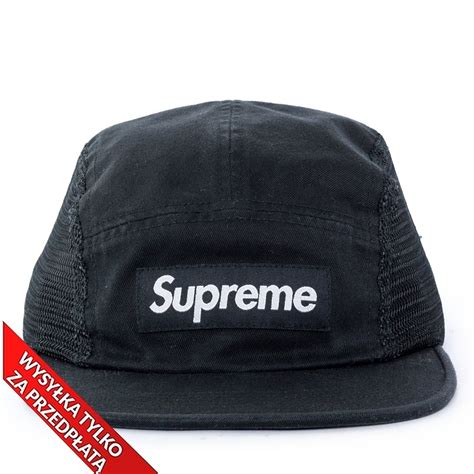 Supreme 5-panel Mesh Side Panel Camp Cap black | CLOTHES & ACCESORIES \ Caps \ 5-Panels *WOMEN ...