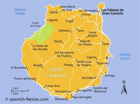 Map Of Gran Canaria | Map Of The World