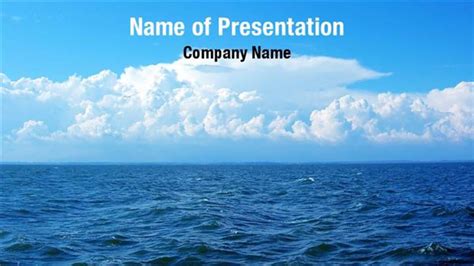 Blue Sea PowerPoint Templates - Blue Sea PowerPoint Backgrounds, Templates for PowerPoint ...