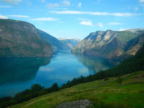 Aurlandsfjord, Norway Fjord, Waterfalls, Rivers, Norway, Europe, Places, Outdoor, Outdoors, River