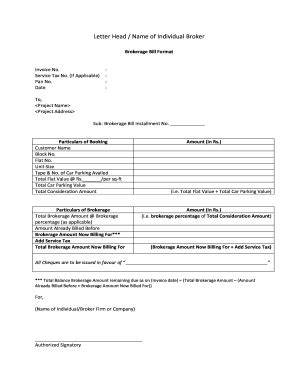 Brokerage Receipt Form - Fill Out and Sign Printable PDF Template | signNow