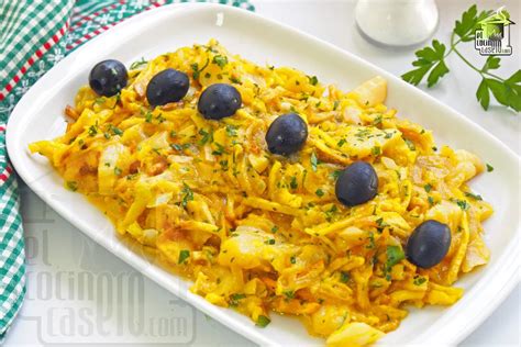 Bacalao o Bacalhau à Brás · El cocinero casero - Pescados y mariscos