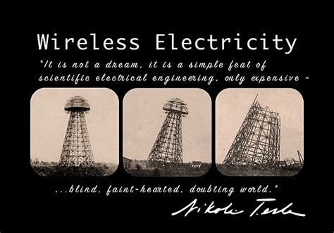 "Nikola Tesla - Wireless Electricity" Posters by TeslaAlliance | Redbubble