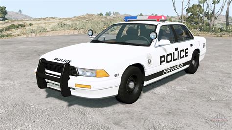 Gavril Grand Marshall Firwood Police v1.2 for BeamNG Drive