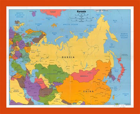 Political map of Eurasia - 2006 | Other maps of Europe | Maps of Europe | GIF map | Maps of the ...