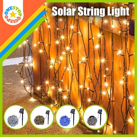 OSQ 100/200LED Solar String Light Outdoor Solar Christmas Light Decoration Light Party Light ...