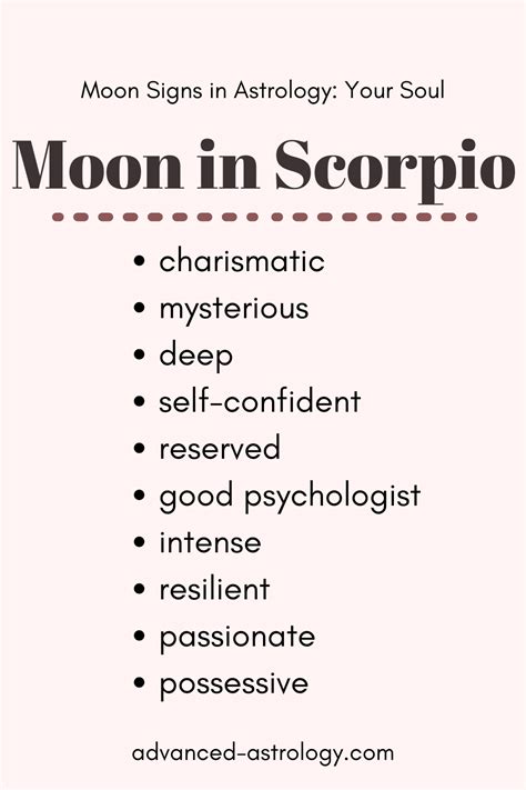 Moon in Scorpio Personality: the Ultimate Guide