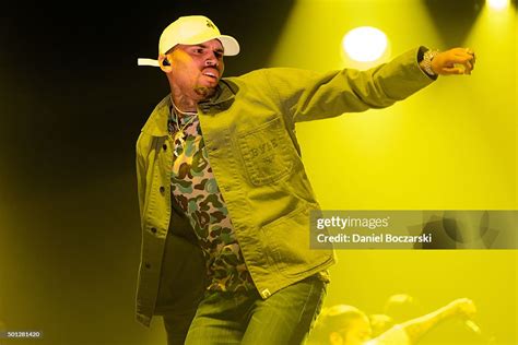 Chris Brown performs during the Royalty Live concert series at Aragon ...