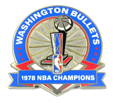 Washington Bullets 1978 NBA Champions Pin - Limited 1,000