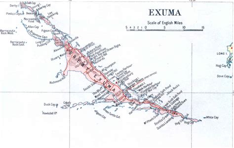 Map of the Bahamas