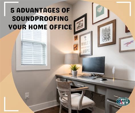 5 ADVANTAGES OF SOUNDPROOFING YOUR HOME OFFICE