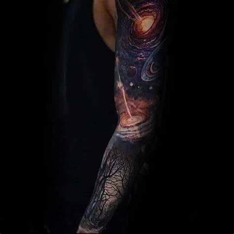 90 Astronomy Tattoos For Men - Masculine Design Ideas