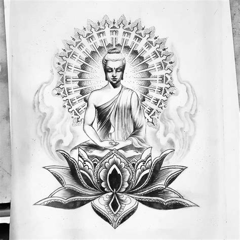 Buddha Tattoo Template - Printable And Enjoyable Learning