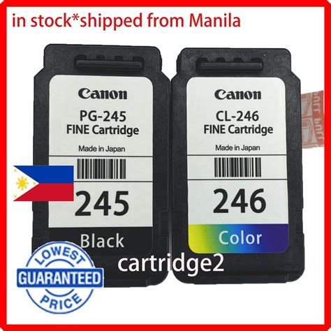 Original Canon PG 245 CL 246 ink cartridge refillable for IP2820 MG2924 ...