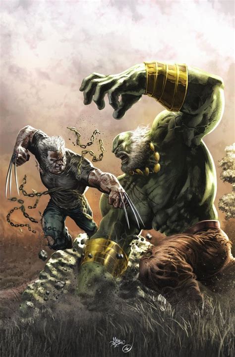 #Hulk #Fan #Art. (Old Man Logan VS Maestro #25 Cover) By: Mike Deodato ...