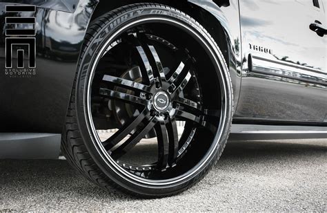 Black Tahoe Rolling on 24 Inch Rims by Exclusive Motoring — CARiD.com Gallery