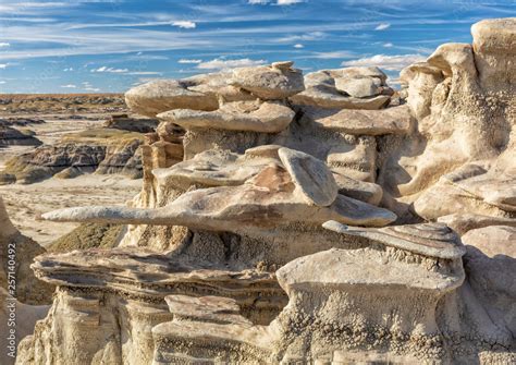 Bisti Badlands Starship Hoodoos Stock Photo | Adobe Stock