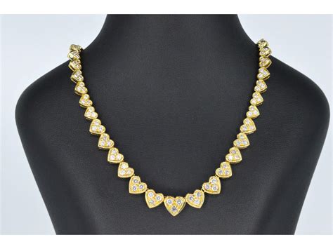 Cartier Diamond Gold Heart Shaped Pendant Necklace at 1stDibs | heart shaped necklace gold ...