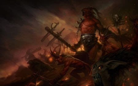 Demon army - Desktop Nexus Wallpapers | Fantasy demon, Diablo 3, Diablo