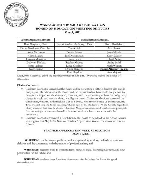 05/03/2011 - Wake County Public School System