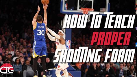 How to Teach Proper Basketball Shooting Form to ANYONE - YouTube