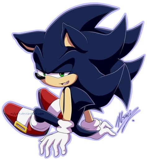 Dark Sonic | Sonic, Sonic the hedgehog, Sonic fan characters