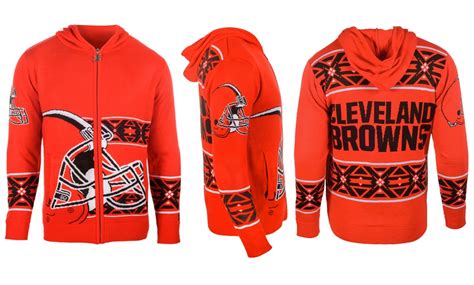 NFL Men's Zip Hoodie Sweaters | Groupon