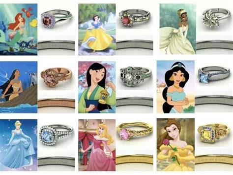 Disney Princess ring collection! I want them all!! | Disney princess ...