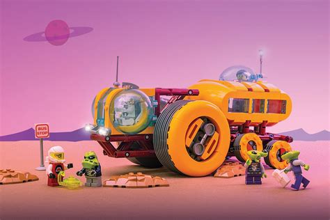 Space School Bus | Lego space, Lego creations, Cool lego