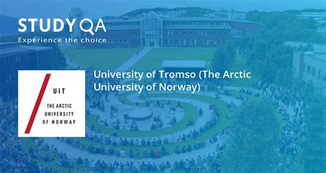 StudyQA — 40 Master programs in English in University of Tromso (The ...