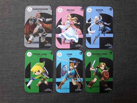 All 24 Zelda Amiibo Cards | Etsy