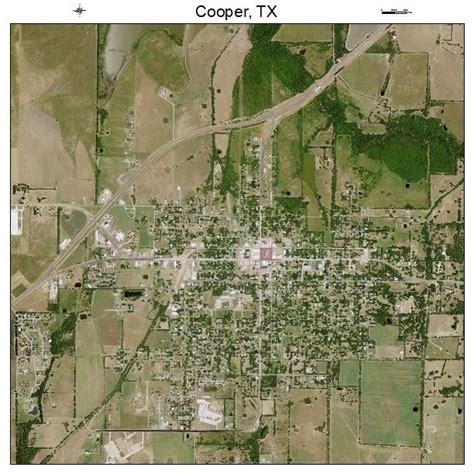 Aerial Photography Map of Cooper, TX Texas