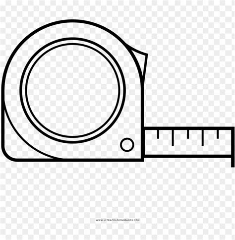 Free download | HD PNG tape measure coloring page circle PNG ...