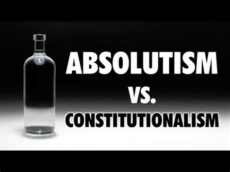 Absolutism vs. Constitutionalism (AP Euro) - YouTube